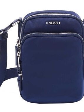 NWT Tumi Rama Navy Compact Crossbody  Bag